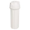 Plastic water filter housing 10inch x 2.5inch, white