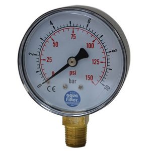 Brass pressure gauge 0-10Bar