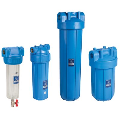 Pearl Filtration's plastic filter housings - 10inch, 20inch & Big Blue