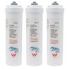 WaterMark QCC quick connect cartridges for RO: sediment (x2) and carbon block
