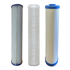Whole House Rainwater System replacement cartridges - sediment, carbon and QDC disinfection